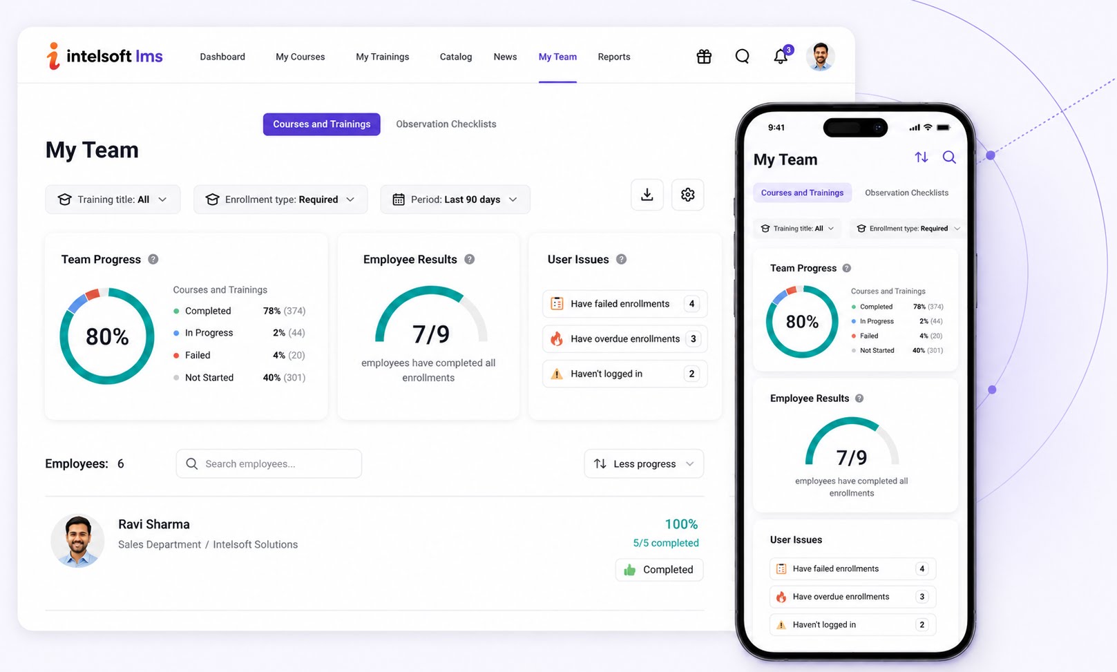 IntelSoft LMS Platform Preview